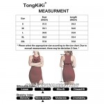 TongKiKi Women Casual Summer Crew Neck Sleeveless Basic Tank Bodycon Short Mini Dresses