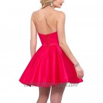 ANGELWARDROBE Sexy Cocktail Dresses for Women A-Line Short Prom Dresses 2021 for Teens with Pockets