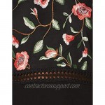 Brand - TRUTH & FABLE Women's Rose Embroidered Dress