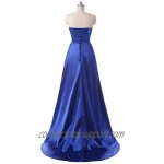 Kivary Sweetheart High Low Sequins Prom Homecoming Dresses Formal Evening Gowns