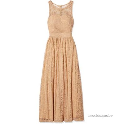 ELLEN TRACY Women's Embroidered Champagne Cocktail Dress