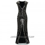 Metme Formal Evening Dress 1920s Sequin Mermaid Formal Long Flapper Gown Party