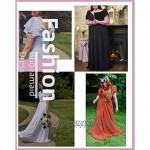 Yexinbridal Ruffle Sleeves Bridesmaid Dress V-Neck Chiffon Long Formal Wedding Evening Gowns
