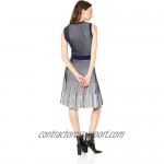 Cable Stitch Women's Sleeveless Pleat Dress