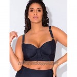 Smart & Sexy Women's Full-Busted Supportive Underwire Swimsuit Bikini Top