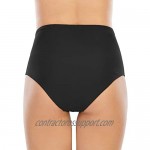 American Trends High Waisted Bikini Bottoms Ruched Tummy Control Swimsuits Bottoms Sexy Swim Bottom Bathing Suits for Women