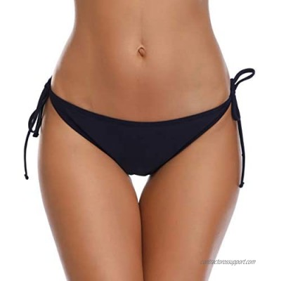 Lanmiya Women's Swim Bottom Tie Side Bikini Bottom Tankini Swimsuit Briefs