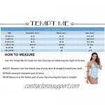 Tempt Me Women Halter One Piece Swimsuits Ruched Tummy Control Tie Knot Slimming Bathing Suits