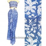 Rastogi Handicrafts 100% Cotton Hand Block Print Sarong Womens Swimsuit Wrap Cover Up Long (73 x 44)