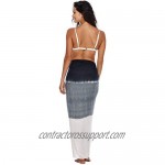 SHU-SHI Womens Beach Cover Up Ombre Sarong Swimsuit Cover-Up Pareo Coverups