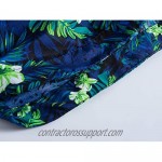 BriaPa Women's Swim Trunks Quick Dry Bathing Suits Board Shorts Summer Beach Shorts Pockets Active Shorts Blue Board Short 99 XL