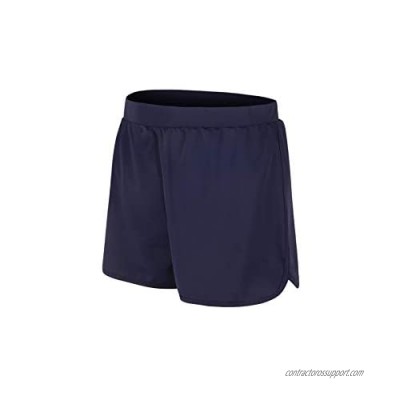 JINXUEER Plus Size Floral Board Shorts Bikini Tankini Swimsuit Bottom Mid Waisted Swimwear with Boy Leg for Women