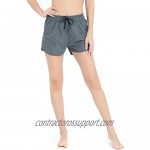 Yaluntalun Women's Swim Shorts Quick Dry Board Shorts Swim Trunks with Soft Briefs Inner Lining