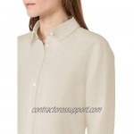 Essentials Women's Classic-Fit Long-Sleeve Linen Shirt