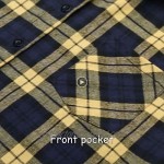 Romacci Women Oversized Plaid Tartan Shirt Buttons Pocket Turn-Down Collar Roll up Sleeve Baggy Check Blouse Tee Shirt