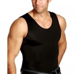 Insta Slim Mens Slimming Compression Muscle Tank Top Body Shaper Abdomen Control Undershirt - MS0001