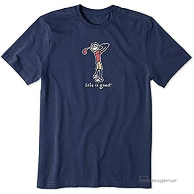 Life is Good Men's Vintage Crusher Graphic T-Shirt Golf Jake