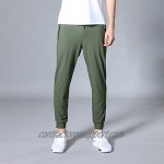 Ancient Star Mens Hiking Joggers Sweatpants Light Breathable Quick Dry Running Sports Pants with Zipper Pockets