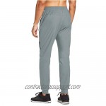 BALEAF Men's Lightweight Jogger Pants Workout Running Athletic Training Gym Quick Dry Tapered Joggers Zipper Pockets