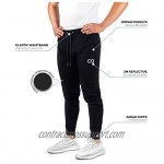 Contour Men’s Sweatpants with Pockets Zipper Cruise Sweatpants for Men Joggers for Men Slim Fit Mens Joggers for Workout