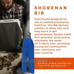 Grundens Men’s Shoreman Bib Pants | Stain-Resistant Waterproof Seafood Processing Bibs