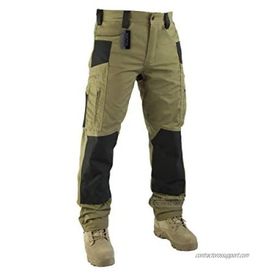 Survival Tactical Gear Men’s Ripstop Pants Outdoor Military Camo Cargo Trousers for Camping Hiking