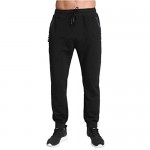 Tansozer Men's Lightweight Joggers Casual Slim Sweatpants Track Pants with Zipper Pockets