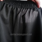 ZENGVEE Men's Sweatpants with Zipper Pockets Open Bottom Athletic Pants for Jogging Workout Gym Running Training