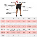 BALEAF Men's 5 Inches Unlined Running Athletic Shorts Quick Dry Gym Activewear Zipper Pocketed Shorts
