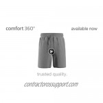 Comfort 360° - Men’s Soft Casual Summer Sweat Shorts 9” Lightweight Gym Shorts for Men with Zipper Pockets