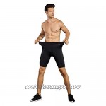 Niksa 3 Pack Compression Shorts Men Quick Dry Black Performance Athletic Shorts