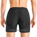 ZENWILL Mens 5 Zip Gym Lightweight Workout Bodybuilding Shorts V-Mesh Athletic Running Shorts with Pockets