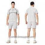 AOTORR Mens Track Suits 2 piece Summer Short Sleeve Shirt and Shorts Jogging sweatsuits