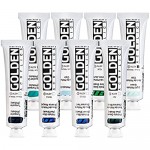 Golden Heavy Body Acrylic Paint Phthalo Set of 8 Colors | Blue (GS) Blue (RS) Green (BS) Green (YS) Turquoise Light Turquoise Light Blue Light Green | 2 Ounce Tubes