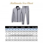 Mallimoda Men's Tracksuit Casual 2 Piece Outfit Athletic Jogging Suits Full Zip Sports Sweatsuit