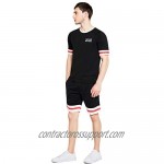 Men 2 Piece Tracksuit Set - Full Zip Athletic Sweatsuit Outfit Jogger Running Sport Set