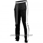 Men's Casual Athletic Tracksuit Set - Sport Full-Zip Long Sleeve Running Jogging Athletic Sweat Suits - 4Colors