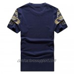 Nuofengkudu Men's Summer Casual 2 Piece Short Set Outfits Short Sleeve T-Shirt and Shorts Sets Tracksuit