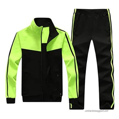 Real Spark Running Jogging Sports Zip Up Tracksuit Casual Sweat Suit For Men & Women