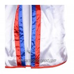Short Tracksuit with Hood Sleeveless Boxing Ring Jacket Trunks Outfit Fight Wear Sport Suit