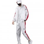 Tebreux Men's Jogger Tracksuit 2 Piece Athletic Sweatsuits Full Zip Running Jogging Sports Suits