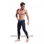 ARCITON Men's Low Rise Leggings Long Johns Thermal Pant