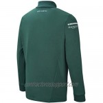 Aston Martin F1 Men's 2021 Team Mid Layer 1/4 Zip Shirt Green