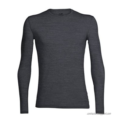 Icebreaker Merino Men's Anatomica Long Sleeve Crew Neck Shirt (Slim Fit Undershirt)  Merino Wool
