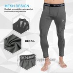 MEETYOO Men's Compression Pants Cool Dry Long Base Layer Leggings Sport Fitness Underwear Tights