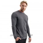 Merino.tech Merino Wool Base Layer - Mens 100% Merino Wool Long Sleeve Thermal Shirts Lightweight Midweight Heavyweight