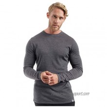 Merino.tech Merino Wool Base Layer - Mens 100% Merino Wool Long Sleeve Thermal Shirts Lightweight  Midweight  Heavyweight