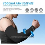 N-rit Compression Cooling Arm Sleeves for Men and Women UV Sun Protection Ideal for All Sports and Activities. Made in Korea [Violet]