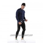 Vogyal Men's Cool Dry Athletic Compression Long Sleeve Baselayer Workout T-Shirts