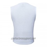 YUWELL Men's Cycling Base Layer Top Superlight Undershirt Biking Sleeveless Shirt Moisture Wicking and Comfortable